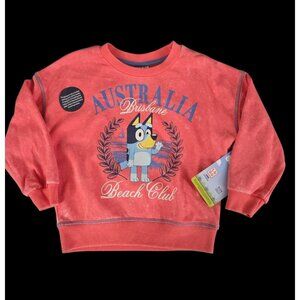 NWT Bluey Lightweight Sweatshirt, Size 3T Toddler Girls